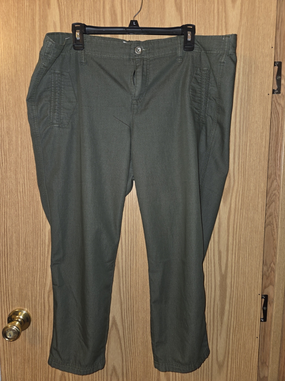 torrid Olive Green Straight-Leg Chinos